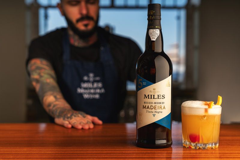 Madeira Sour Cocktail